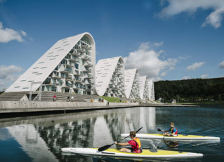 Wave-shaped Apartment Building In Denmark Is Completed
