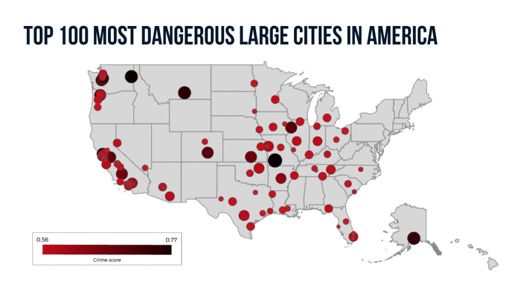 Take Caution 16 Most Dangerous Cities in America this 2020 Add to